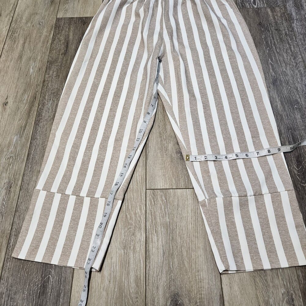 Boutique Exclusive Resortwear Summer Set Striped Loungewear Women's Large New - Picture 6 of 9